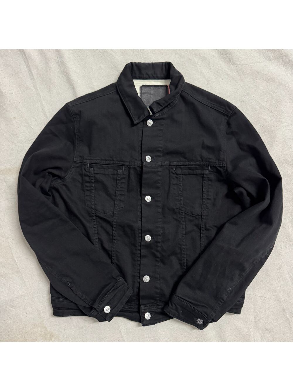 Acne Studios Bla Konst Denim Jean Jacket Pass Black Men’s Size EU 50 Large
